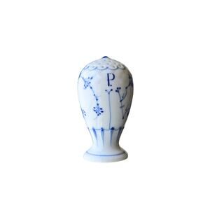 Vintage Bing & Grondahl Traditional Blue Fluted Pepper Shaker